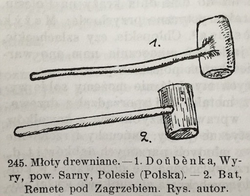 Młoty Drewniane Slavic wooden mallets